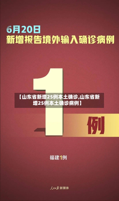 【山东省新增25例本土确诊,山东省新增25例本土确诊病例】