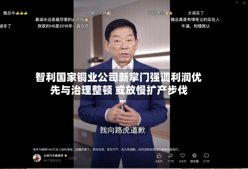智利国家铜业公司新掌门强调利润优先与治理整顿 或放慢扩产步伐-第2张图片