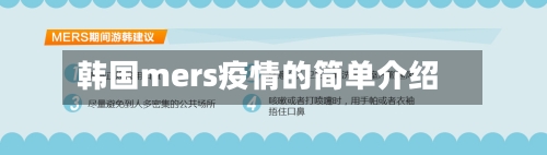 韩国mers疫情的简单介绍