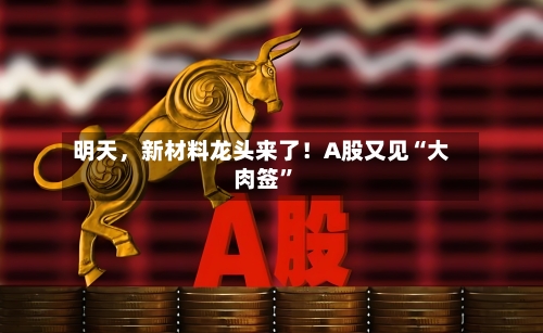 明天，新材料龙头来了！A股又见“大肉签	”-第3张图片