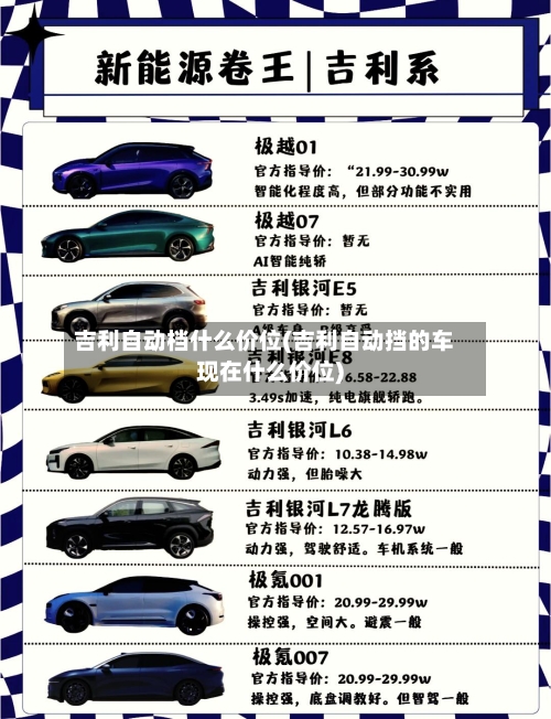 吉利自动档什么价位(吉利自动挡的车现在什么价位)