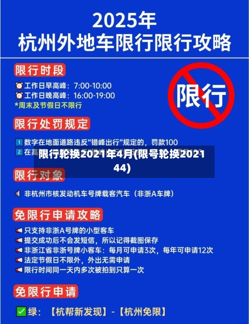 限行轮换2021年4月(限号轮换202144)-第3张图片