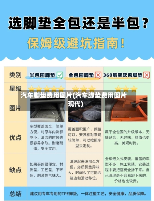 汽车脚垫费用图片(汽车脚垫费用图片现代)