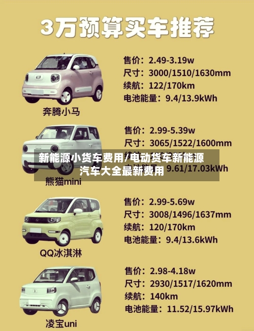 新能源小货车费用/电动货车新能源汽车大全最新费用